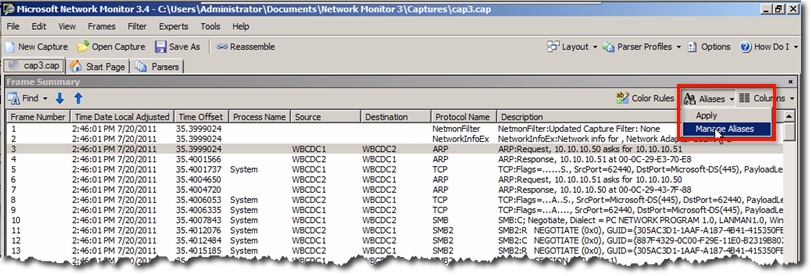 Tìm hiểu về công cụ Microsoft Network Monitor – phần 2