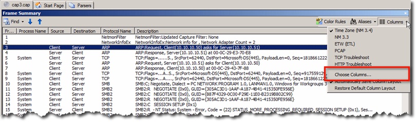 Tìm hiểu về công cụ Microsoft Network Monitor – phần 2