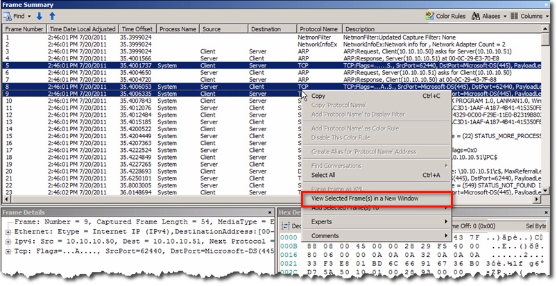 Tìm hiểu về công cụ Microsoft Network Monitor – phần 2