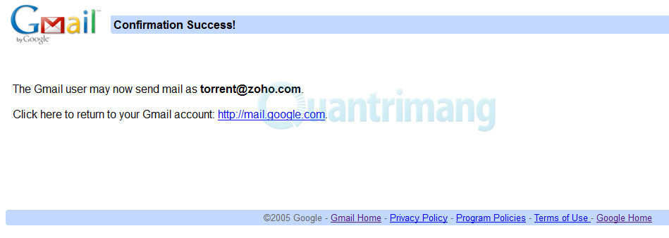 Kết hợp tài khoản email khác với Google Apps trong Gmail