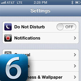 Chinh phục những thủ thuật hấp dẫn nhất trên Apple iOS 6