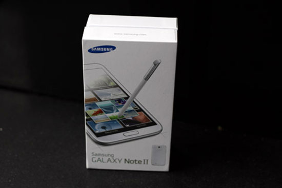 "Đập hộp" Samsung Galaxy Note II chính hãng