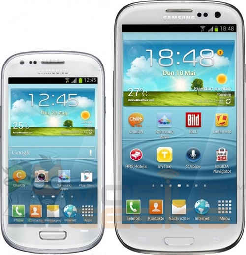 Galaxy S III Mini lộ ảnh và cấu hình trước ngày ra mắt