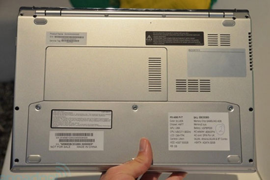 Ultrabook cảm ứng chạy Window 8 của Sony xuất hiện