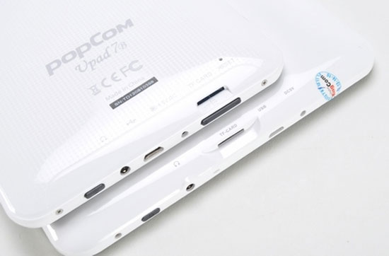 Bộ đôi máy tính bảng PopCom chạy Android 4.0, giá rẻ