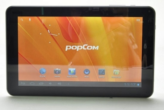 Bộ đôi máy tính bảng PopCom chạy Android 4.0, giá rẻ