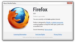 Firefox 16 được phát hành trở lại sau khi cập nhật bản vá lỗ hổng