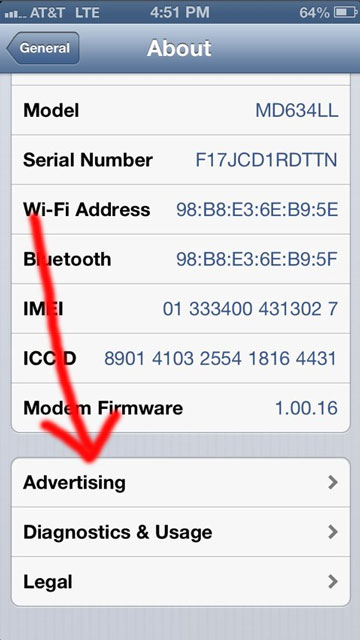 Tắt tính năng theo dõi trên iPhone