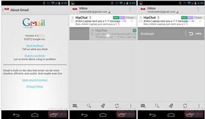 Gmail 4.2 cho Android có nhiều tính năng hấp dẫn