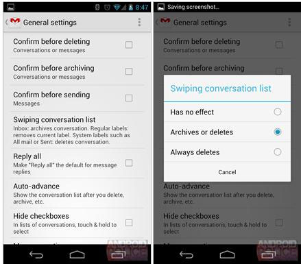 Gmail 4.2 cho Android có nhiều tính năng hấp dẫn