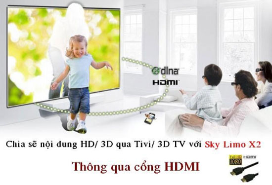 Điện thoại Sky Limo X2 dùng công nghệ đa phân luồng
