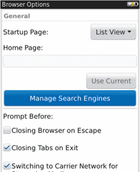 Mẹo dành cho BlackBerry 7