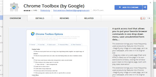 Bổ sung một số tính năng cơ bản cho Google Chrome