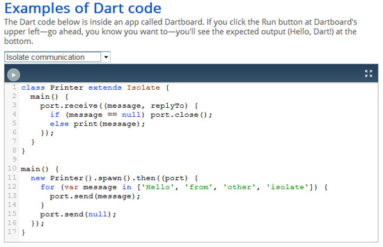 Google ra mắt bộ công cụ phát triển phần mềm cho ngôn ngữ Dart