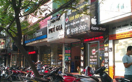 Apple sẽ "tuyên chiến" với cửa hàng "nhái" tại Việt Nam?