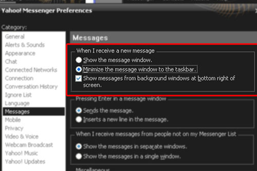 Cách đơn giản để không bị Yahoo làm phiền khi làm việc  