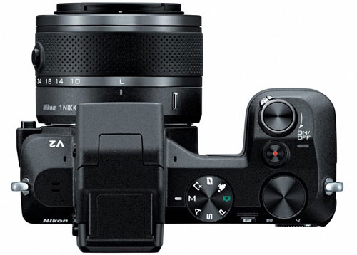 Nikon 1 V2 "lột xác" với kiểu dáng chuyên nghiệp hơn