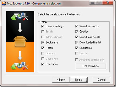 Cách sao lưu và phục hồi các thiết lập trên Firefox