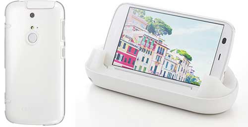 Cảm biến vân tay ở mặt sau. Smartphone Fujitsu Arrow A với thời lượng pin 3 ngày