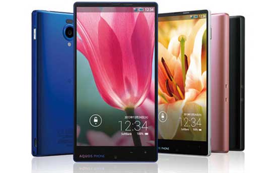 Sharp giới thiệu smartphone màn hình Full HD viền siêu mỏng