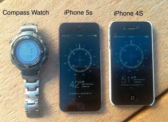 Sự sai lệch của cảm biến chuyển động khiến cho việc chơi game, định vị bản đồ và la bàn bị ảnh hưởng. iPhone 5S bị tố lỗi cảm biến chuyển động