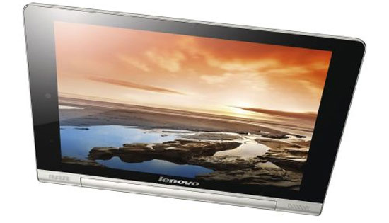 Máy có độ phân giải là 1.280x800 pixel hỗ trợ cảm ứng 10 điểm. Máy tính bảng Android có chân đế linh hoạt của Lenovo