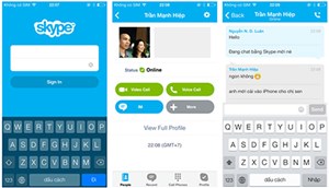 Skype cho iPhone và iPad cập nhật giao diện mới theo phong cách iOS 7