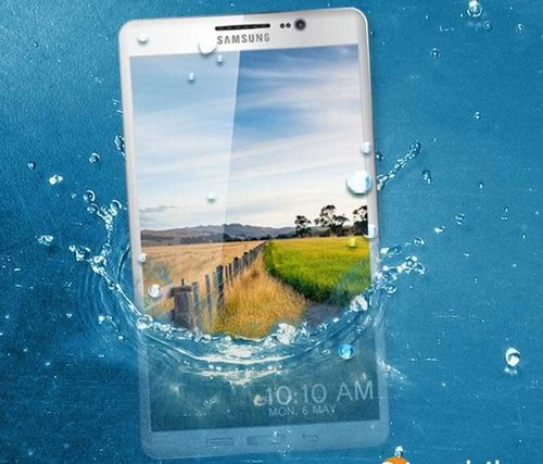 Smartphone Galaxy S5 có khả năng chống thấm nước và bám bụi. Smartphone Galaxy S5 có thể chống nước và bụi