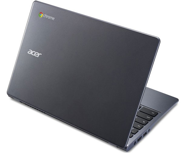 Mặt sau Chromebook C720 Acer ra mắt Chromebook C720 với giá chỉ 249 USD