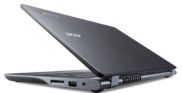 Chromebook C720 dày chỉ 1,9 cm và nặng 1,25 kg Acer ra mắt Chromebook C720 với giá chỉ 249 USD