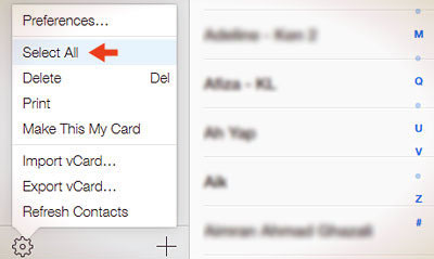 Cách chuyển danh bạ từ iPhone sang Note 3