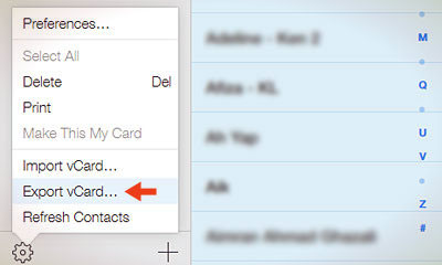 Cách chuyển danh bạ từ iPhone sang Note 3