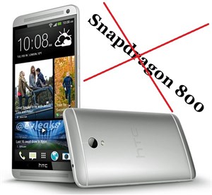 HTC One Max chỉ sử dụng chip Snapdragon 600