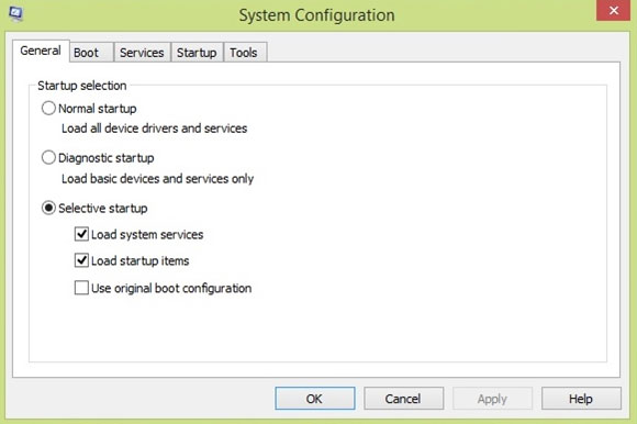 Hộp thoại System Còniguration Làm thế nào để tăng tốc khởi động cho Windows?