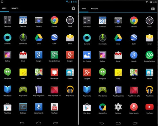 Ảnh thực tế hệ điều hành Android 4.4 KitKat