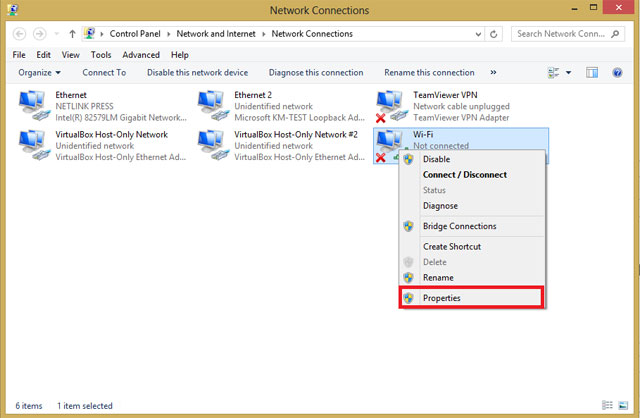 Biến laptop Windows 8 thành điểm phát Wifi