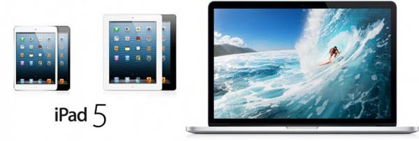 iPad Mini Retina, iPad 5 không có Touch ID