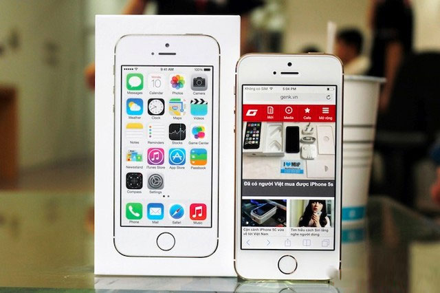 iPhone 5S iPhone 5S màu xám bất ngờ tăng giá cả triệu đồng tại Việt Nam