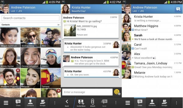 BlackBerry Messenger cho Android và iOS chính thức trình làng
