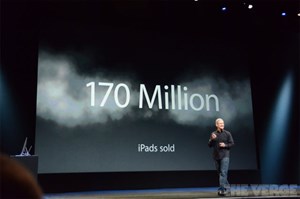 Apple đã bán được 170 triệu iPad kể từ khi ra mắt