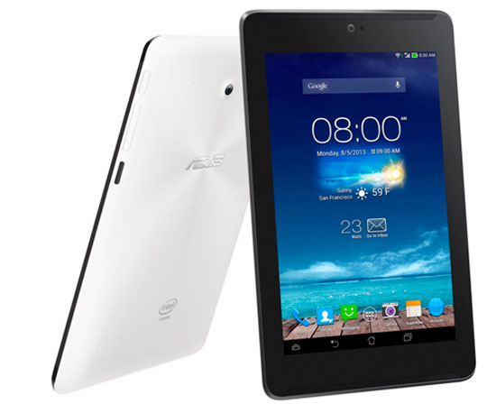 FonePad 7 được trang bị hệ thống 2 loa stereo trước Asus FonePad 7 giá 6,5 triệu đồng ở Việt Nam