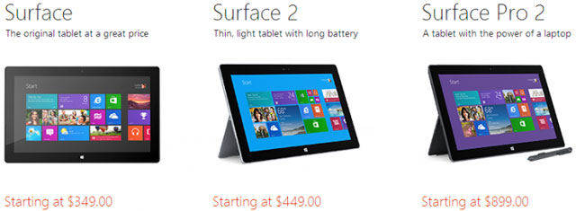 Các sản phẩm Surface vẫn còn bán trên cửa hàng Microsoft Store Microsoft lại giảm 100 USD cho Surface Pro