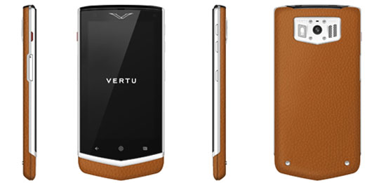 Vertu Constellation màu da cam Vertu ra mắt 5 mẫu điện thoại siêu sang Constellation mới