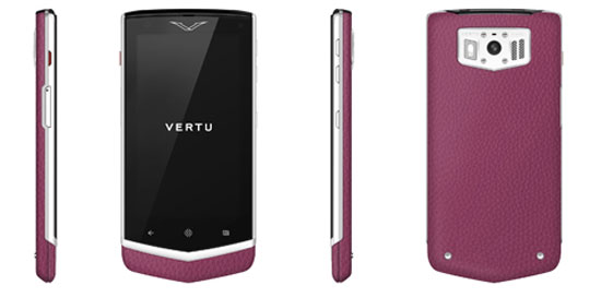 Vertu Constellation màu đỏ Cherry Vertu ra mắt 5 mẫu điện thoại siêu sang Constellation mới