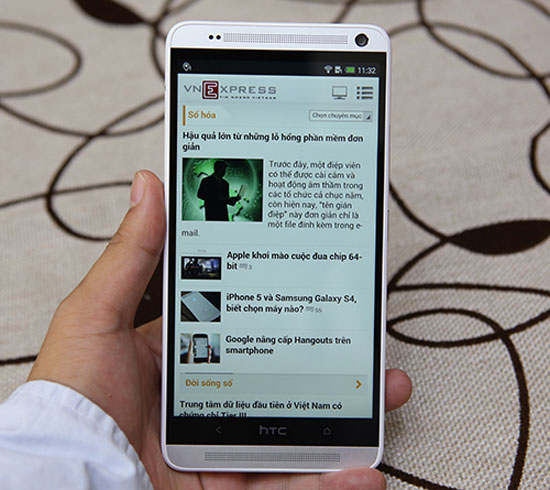 HTC One Max về Việt Nam giá 18 triệu đồng