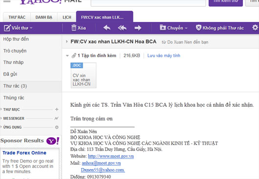 Đoạt tài khoản email người quen, phát tán mã độc