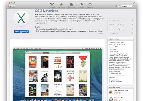 Phiên bản Mac OS X tiếp theo vẫn miễn phí