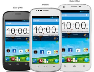 ZTE ra mắt bộ ba smartphone Blade Q chạy Android 4.2