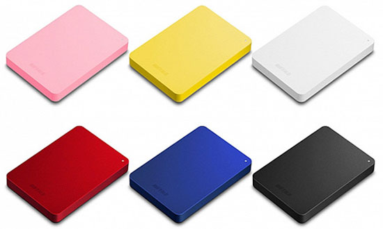 HD-PNFU3 Series Buffalo ra dòng ổ cứng ngoài đủ màu sắc