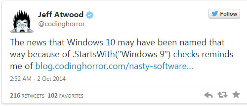 Microsoft bỏ qua tên gọi “Windows 9” là vì Windows 95